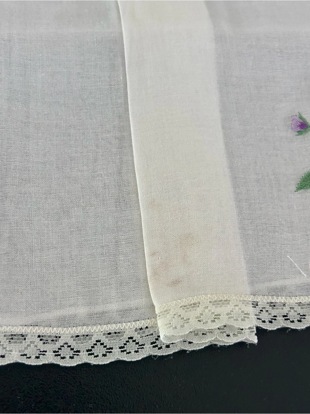 Vintage Embroidered Floral Handkerchiefs Lot of 8